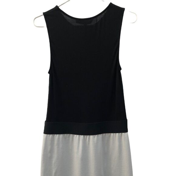 Bcbg Maxazria Black & Light Grey Sleeveless Dress. EUC - Picture 2 of 10